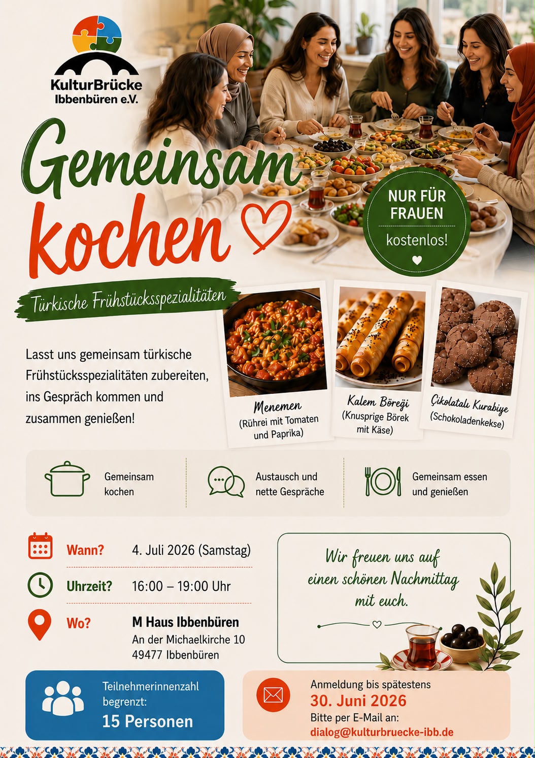 Gemeinsam kochen – Türkische Frühstücksspezialitäten
